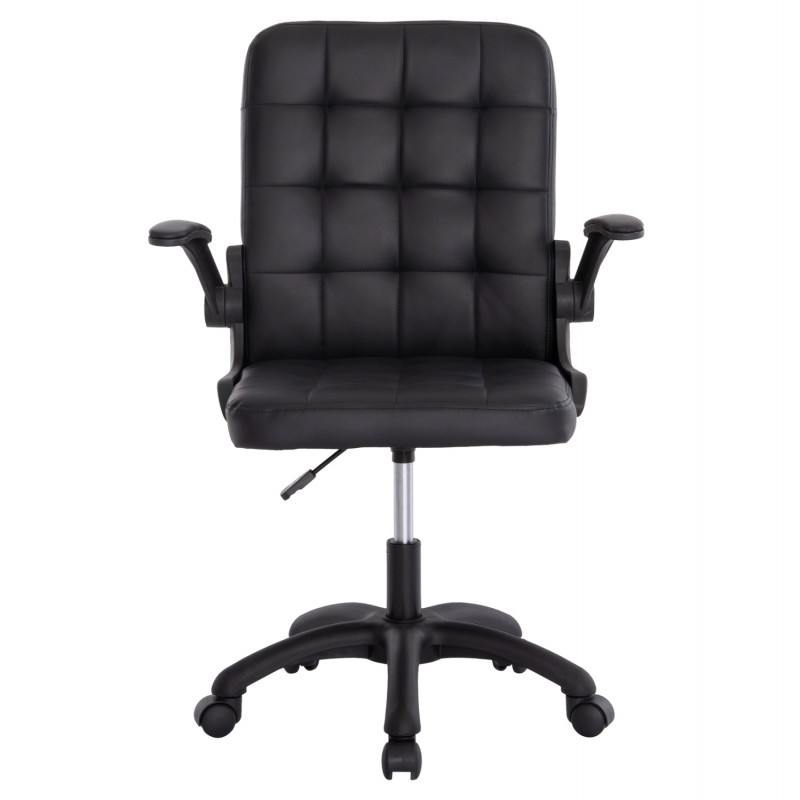 ΚΑΡΕΚΛΑ ΓΡΑΦΕΙΟΥ PORTIMA HM1197.01 ΜΑΥΡΟ PVC-NYLON ΣΚΕΛΕΤΟΣ & ΒΑΣΗ 69x57x97Υεκ.