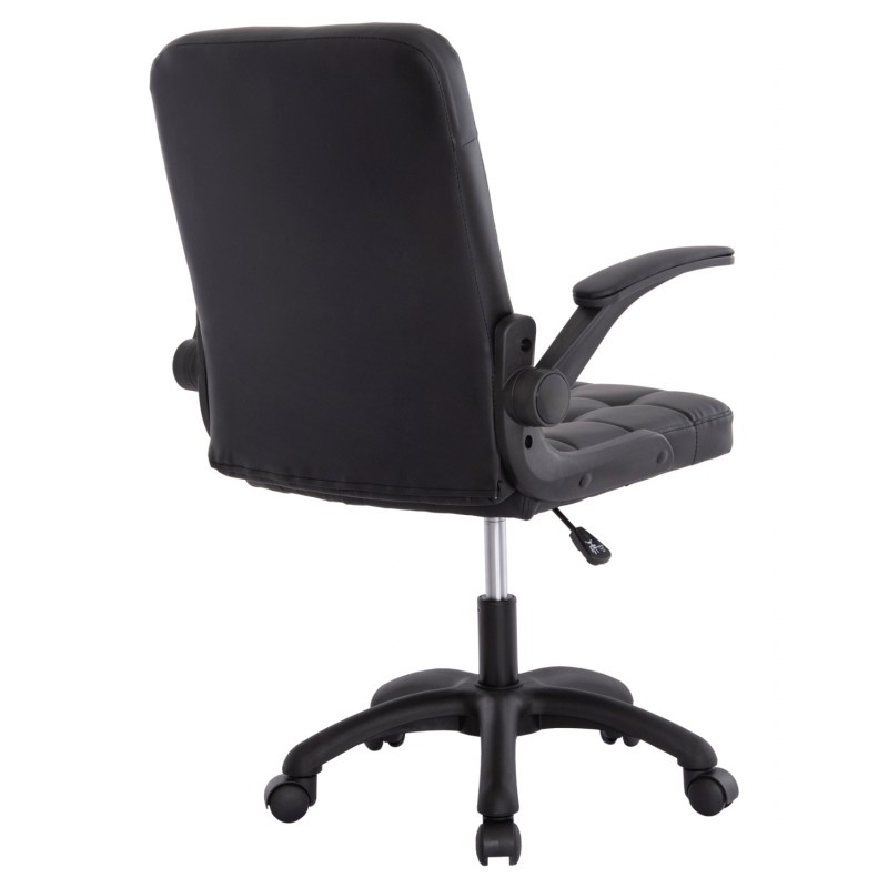 ΚΑΡΕΚΛΑ ΓΡΑΦΕΙΟΥ PORTIMA HM1197.01 ΜΑΥΡΟ PVC-NYLON ΣΚΕΛΕΤΟΣ & ΒΑΣΗ 69x57x97Υεκ.