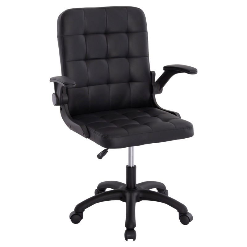 ΚΑΡΕΚΛΑ ΓΡΑΦΕΙΟΥ PORTIMA HM1197.01 ΜΑΥΡΟ PVC-NYLON ΣΚΕΛΕΤΟΣ & ΒΑΣΗ 69x57x97Υεκ.