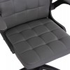 ΚΑΡΕΚΛΑ ΓΡΑΦΕΙΟΥ PORTIMA HM1197.03 ΓΚΡΙ PVC-ΜΑΥΡΟΣ NYLON ΣΚΕΛΕΤΟΣ & ΒΑΣΗ 66.5x60x97Υεκ