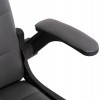 ΚΑΡΕΚΛΑ ΓΡΑΦΕΙΟΥ PORTIMA HM1197.03 ΓΚΡΙ PVC-ΜΑΥΡΟΣ NYLON ΣΚΕΛΕΤΟΣ & ΒΑΣΗ 66.5x60x97Υεκ
