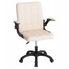 ΚΑΡΕΚΛΑ ΓΡΑΦΕΙΟΥ PORTIMA HM1197.04 ΜΠΕΖ PVC-ΜΑΥΡΟΣ NYLON ΣΚΕΛΕΤΟΣ & ΒΑΣΗ 66.5x57x97Υεκ