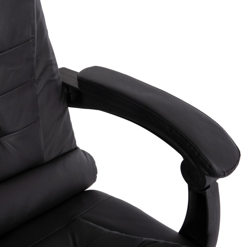 ΚΑΡΕΚΛΑ ΓΡΑΦΕΙΟΥ LAGOM HM1198 ΜΑΥΡO PVC-ΜΕΤΑΛ.ΒΑΣΗ-ΜΑΥΡΟ NYLON ΣΚΕΛΕΤΟΣ 60x70x104Υεκ