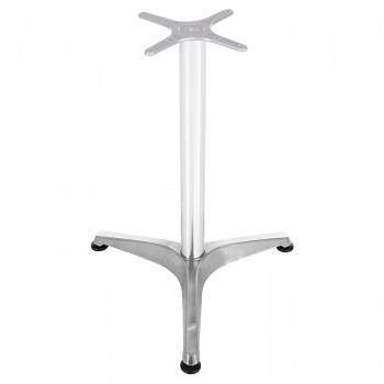 ΒΑΣΗ ΤΡΑΠΕΖΙΟΥ ΑΛΟΥΜΙΝΙΟΥ ΧΡΩΜΙΟΥ HM449.01 ΣΤΑΥΡΟΣ 29x29εκ- 54x54x68Υεκ.