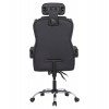 ΚΑΡΕΚΛΑ ΓΡΑΦΕΙΟΥ OCTAVIUS HM1202 ΜΑΥΡΟ PVC & NYLON-ΜΕΤΑΛ.ΧΡΩΜΙΟ ΒΑΣΗ 63x73x129Υεκ