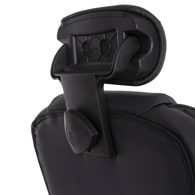 ΚΑΡΕΚΛΑ ΓΡΑΦΕΙΟΥ OCTAVIUS HM1202 ΜΑΥΡΟ PVC & NYLON-ΜΕΤΑΛ.ΧΡΩΜΙΟ ΒΑΣΗ 63x73x129Υεκ