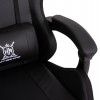 ΠΟΛΥΘΡΟΝΑ GAMING DARREN HM1203.04 ΜΑΥΡΟ-ΛΕΥΚΟ PVC & NYLON 58.5x100x120Υεκ.