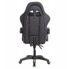 ΠΟΛΥΘΡΟΝΑ GAMING DARREN HM1203.03 ΜΑΥΡΟ-ΠΡΑΣΙΝΟ PVC & NYLON 58.5x100x120Υεκ.