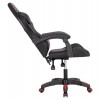 ΠΟΛΥΘΡΟΝΑ GAMING DARREN HM1203.01 ΜΑΥΡΟ-ΚΟΚΚΙΝΟ PVC & NYLON 58.5x100x120Υεκ.