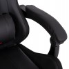 ΠΟΛΥΘΡΟΝΑ GAMING DARREN HM1203.01 ΜΑΥΡΟ-ΚΟΚΚΙΝΟ PVC & NYLON 58.5x100x120Υεκ.