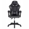 ΠΟΛΥΘΡΟΝΑ GAMING DARREN HM1203.10 ΜΑΥΡΟ-ΓΚΡΙ PVC & NYLON 60x60x120Υεκ.