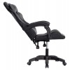 ΠΟΛΥΘΡΟΝΑ GAMING DARREN HM1203.10 ΜΑΥΡΟ-ΓΚΡΙ PVC & NYLON 60x60x120Υεκ.