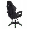 ΠΟΛΥΘΡΟΝΑ GAMING LOOT HM1204 ΜΑΥΡΟ-ΠΡΑΣΙΝΟ PVC & NYLON 60x60x120Υεκ.