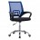 ΚΑΡΕΚΛΑ ΓΡΑΦΕΙΟΥ BRISTONE HM1058.36 ΜΠΛΕ MESH-ΠΟΔΙ ΧΡΩΜΙΟΥ-ΜΑΥΡΑ ΜΠΡΑΤΣΑ 60x51x95Υεκ