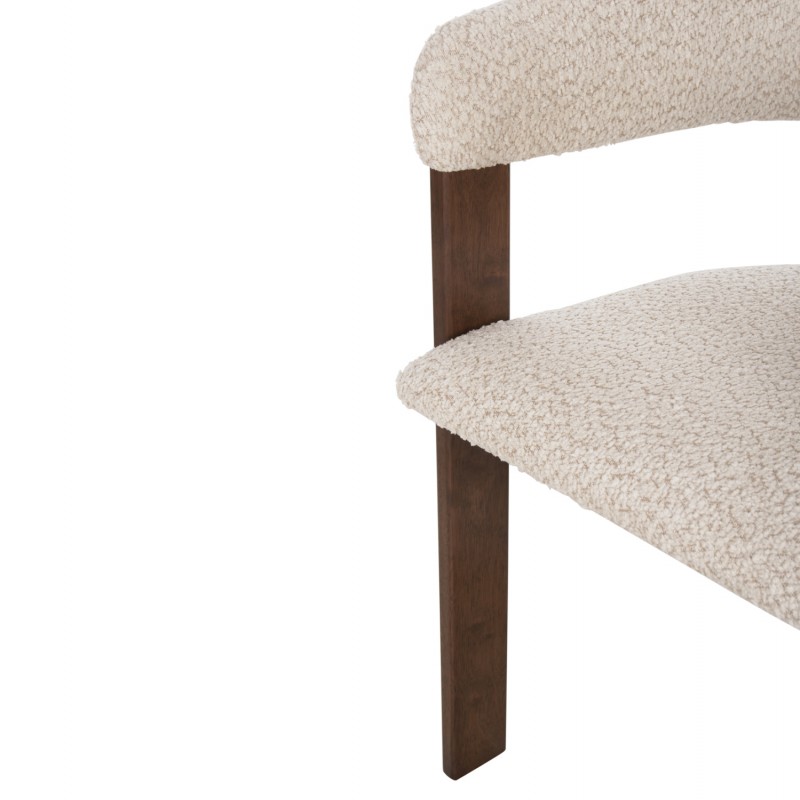 ΚΑΡΕΚΛΑ ZARRA HM9970.03 RUBBERWOOD ΣΕ ΚΑΡΥΔΙ-ΕΚΡΟΥ ΜΠΟΥΚΛΕ ΥΦΑΣΜΑ 55,5x59x81,5Υεκ