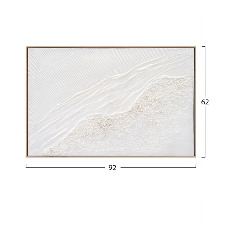 ΠΙΝΑΚΑΣ TOIXOY SEDIMENT HM4555 ΜΕ ΚΟΡΝΙΖΑ ΜΠΕΖ-ΚΑΜΒΑΣ ΣΕ ΛΕΥΚΕΣ ΑΠΟΧΡΩΣΕΙΣ 92x4,5x62Υεκ.