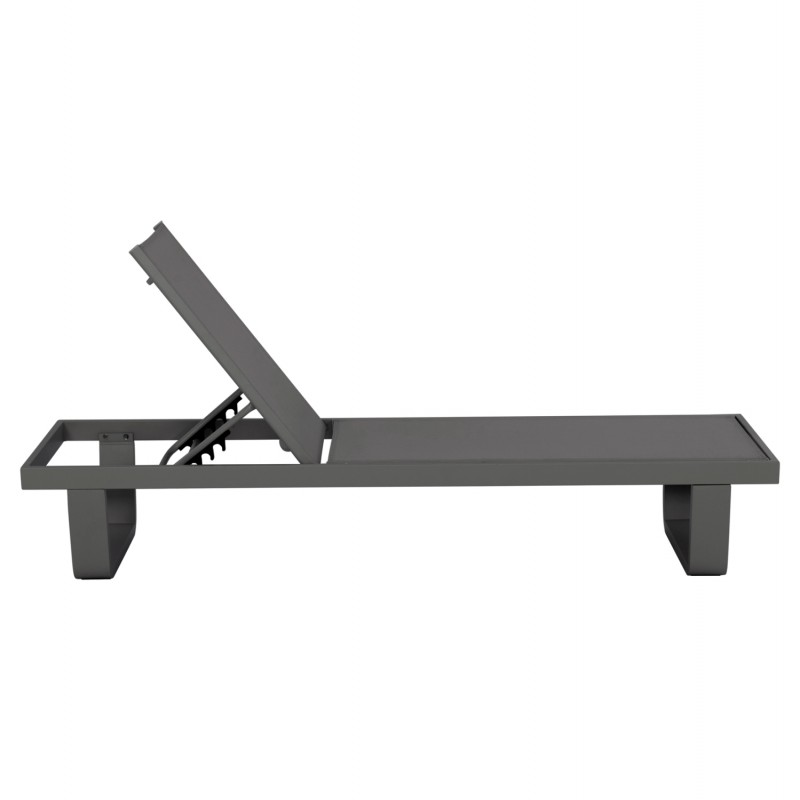 ΞΑΠΛΩΣΤΡΑ ΑΛΟΥΜΙΝΙΟΥ ΜΕ ΥΦΑΣΜΑ TESLIN RICKON HM6292.01 ΣΕ ΓΚΡΙ 198x61,5x97Υεκ.