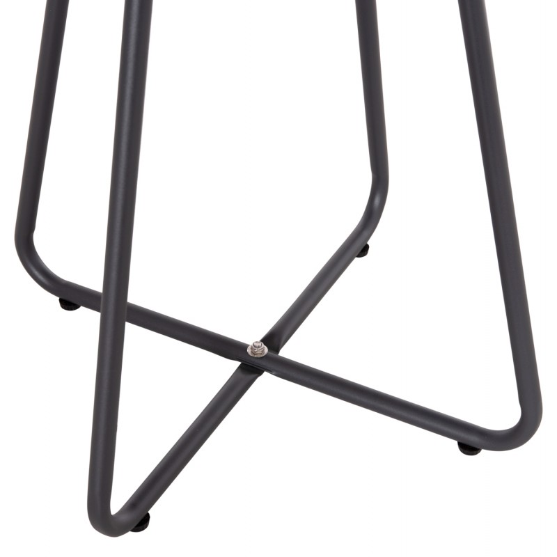 ΒΟΗΘΗΤΙΚΟ ΤΡΑΠΕΖΑΚΙ ΜΕΤΑΛΛΙΚΟ ΣΤΡΟΓΓΥΛΟ SAMMON HM6271.01 ΓΚΡΙ Φ45x50Υεκ