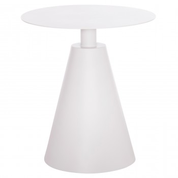 ΤΡΑΠΕΖΑΚΙ ΒΟΗΘ. ΣΤΡΟΓΓΥΛΟ ΕΞ.ΧΩΡΟΥ SERA HM6270.02 ΛΕΥΚΟ ΑΛΟΥΜΙΝΙΟ Φ50x56Υεκ.