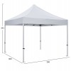 GAZEBO ΕΠΑΓΓΕΛΜΑΤΙΚΟ ΒΑΡΕΩΣ ΤΥΠΟΥ MATTHEW-AL HM6313 ΠΤΥΣΣΟΜΕΝΟ ΑΛΟΥΜΙΝΙΟΥ 3x3x3,4Y