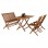 ΣΕΤ ΤΡΑΠΕΖΑΡΙΑΣ ΕΞΩΤ. ΧΩΡΟΥ 4ΤΜΧ KENDALL HM11953 ΜΑΣΙΦ ΞΥΛΟ TEAK ΦΥΣΙΚΟ