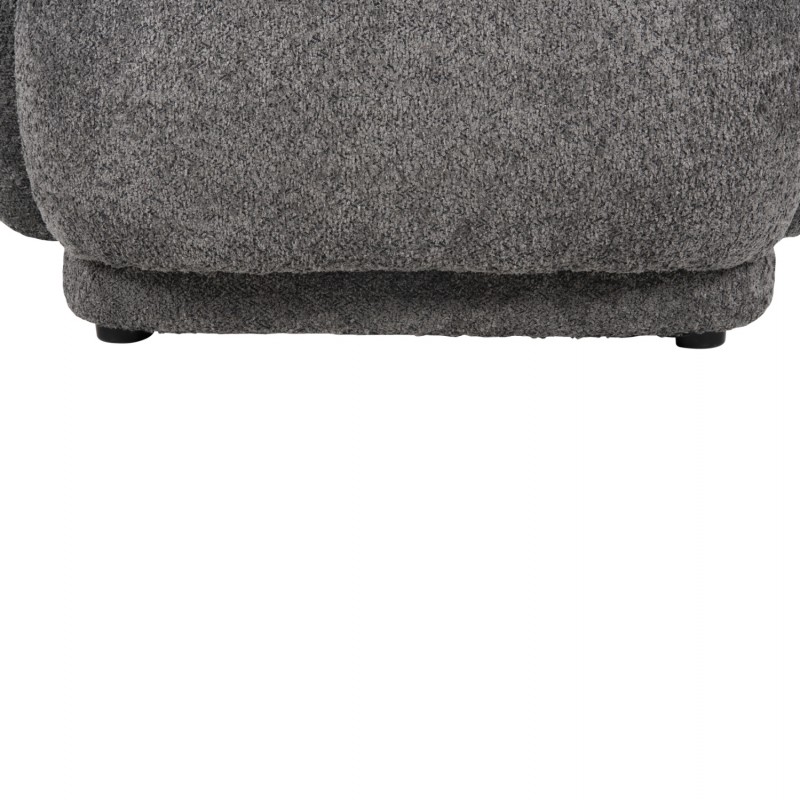 ΠΟΛΥΘΡΟΝΑ KARPEN HM9600.01 ΓΚΡΙ ΜΠΟΥΚΛΕ ΥΦΑΣΜΑ  93x87x78Υ εκ.