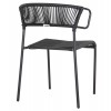 ΚΑΡΕΚΛΑ SUKI HM6053.02 ΜΕΤΑΛΛO KAI ΣΥΝΘΕΤΙΚΟ RATTAN ΣΕ ΜΑΥΡΟ 54x62x80Υεκ