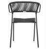 ΚΑΡΕΚΛΑ SUKI HM6053.02 ΜΕΤΑΛΛO KAI ΣΥΝΘΕΤΙΚΟ RATTAN ΣΕ ΜΑΥΡΟ 54x62x80Υεκ