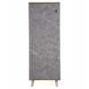 ΠΑΠΟΥΤΣΟΘΗΚΗ-ΝΤΟΥΛΑΠΙ ALVARO HM8954.12 ΜΕΛΑΜΙΝΗ SONAMA-STONE TEXTURE 50Χ38Χ135Yεκ.