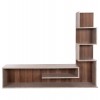 ΣΥΝΘΕΤΟ ΤΗΛΕΟΡΑΣΗΣ EDELIE HM8908.14 ΜΕΛΑΜΙΝΗ ΓΚΡΙ STONE TEXTURE-ΦΥΣΙΚΟ 150x29,5x120Υεκ.