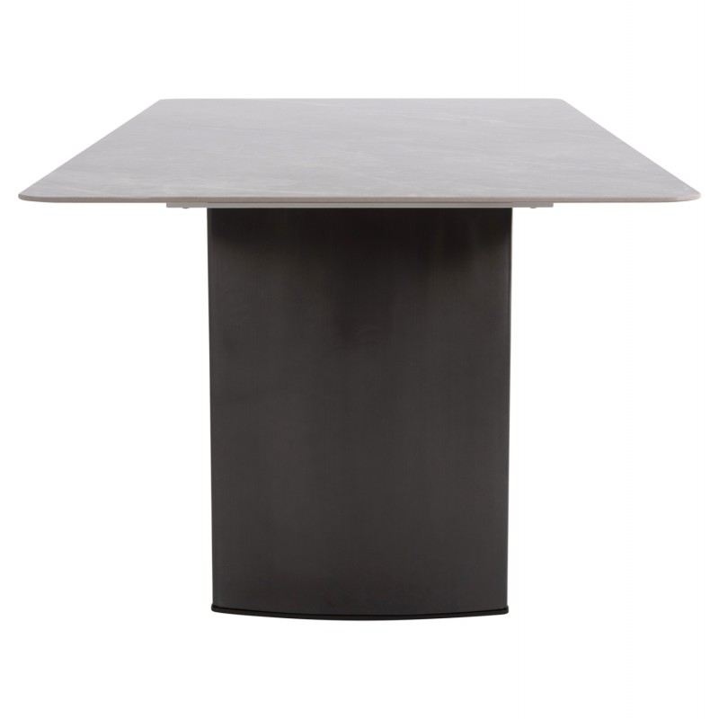 ΤΡΑΠΕΖΙ ΤΡΑΠΕΖΑΡΙΑΣ HEFF HM9766.01 12mm ΚΕΡΑΜΙΚΗ ΕΠΙΦΑΝΕΙΑ-MDF & ΜΕΤΑΛΛΟ 200x100x76Υεκ