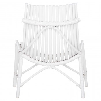 ΚΑΡΕΚΛΑ ΕΞΩΤ.ΧΩΡΟΥ CELLION HM9812.03 ΡΑΒΔΟΙ RATTAN ΣΕ ΛΕΥΚΟ ΧΡΩΜΑ 76x72x83Υεκ.