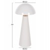 ΕΠΙΤΡΑΠΕΖΙΟ ΦΩΤΙΣΤΙΚΟ SMUSH HM4258.03 ΜΕΤΑΛΛΟ ΣΕ ΛΕΥΚΟ-ΡΥΘΜΙΖΟΜΕΝΟ ΚΑΠΕΛΟ Φ32,5x69Υεκ.