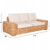 ΚΑΝΑΠΕΣ ΤΡΙΘΕΣΙΟΣ ΕΞ.ΧΩΡΟΥ TROPEL HM9808 ΞΥΛΟ MANGO-RATTAN ΦΥΣΙΚΟ-ΛΕΥΚΑ ΜΑΞΙΛΑΡΙΑ 216x88x85Υεκ