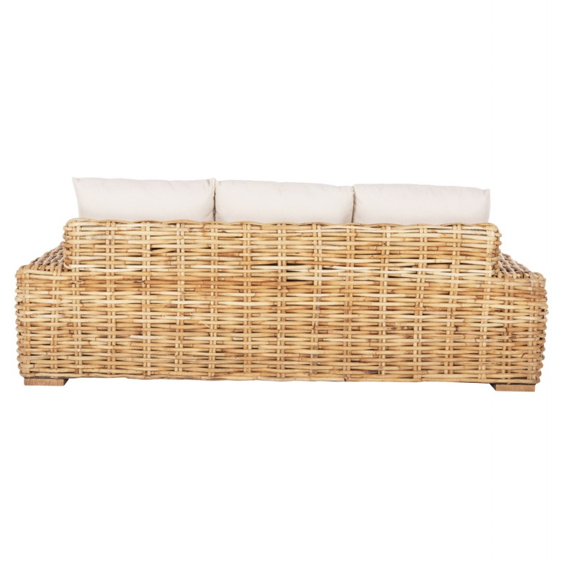 ΚΑΝΑΠΕΣ ΤΡΙΘΕΣΙΟΣ ΕΞ.ΧΩΡΟΥ TROPEL HM9808 ΞΥΛΟ MANGO-RATTAN ΦΥΣΙΚΟ-ΛΕΥΚΑ ΜΑΞΙΛΑΡΙΑ 216x88x85Υεκ