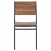 ΚΑΡΕΚΛΑ ΑΛΟΥΜΙΝΙΟΥ SAGA HM6063.02 ΣΚΟΥΡΟ ΓΚΡΙ ΜΕ POLYWOOD 46x52x86Υεκ.