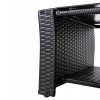 ΣΑΛΟΝΙ ΕΞ.ΧΩΡΟΥ 4ΤΜΧ THORE HM5978 ΣΥΝΘ. RATTAN ΜΑΥΡΟ-ΜΠΕΖ ΜΑΞΙΛΑΡΙΑ