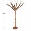 ΔΙΑΚΟΣΜΗΤΙΚΟ ΔΕΝΤΡΟ TROPIC HM4324 τ.ΦΟΙΝΙΚΑ ΑΠΟ MENDONG GRASS 280Yεκ.
