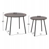 ΤΡΑΠΕΖΙΑ ΣΑΛΟΝΙΟΥ 2ΤΜΧ CUPPER HM9878.13 ΜΕΛΑΜΙΝΗ ΜΑΥΡΟ ΜΑΡΜΑΡΟ-ΜΑΥΡΟ ΜΕΤΑΛΛΟ