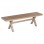 ΠΑΓΚΑΚΙ ΑΛΟΥΜΙΝΙΟΥ TAWNEE HM6038.04 ΣΑΜΠΑΝΙ-POLYWOOD ΚΑΘΙΣΜΑ ΦΥΣΙΚΟ 150x36x45Υεκ.