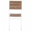 ΚΑΡΕΚΛΑ ΑΛΟΥΜΙΝΙΟΥ SAGA HM6063.01 ΛΕΥΚΗ ΜΕ POLYWOOD 46x52x86Υεκ.