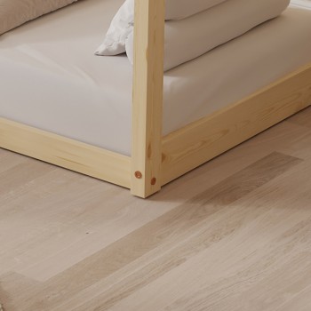 ΚΡΕΒΑΤΙ ΠΑΙΔΙΚΟ PEPE HM678.01 τ.MONTESSORI ΞΥΛΟ ΠΕΥΚΟ ΦΥΣΙΚΟ- 140x70εκ