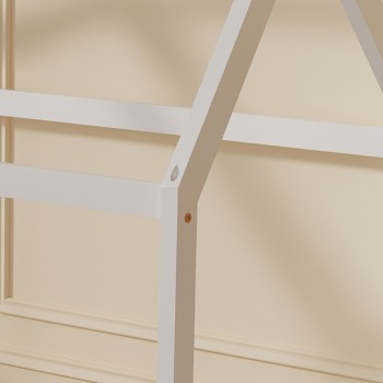 ΚΡΕΒΑΤΙ ΠΑΙΔΙΚΟ PEPE HM678.03 τ.MONTESSORI ΞΥΛΟ ΠΕΥΚΟ ΛΕΥΚΟ- 140x70εκ