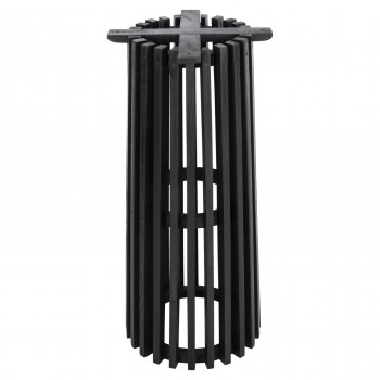 ΒΑΣΗ BAR STAND ΕΣΩΤ.ΧΩΡΟΥ ΜΕΣ.ΥΨΟΥΣ ΣΤΡΟΓΓΥΛΗ FRANTZ HM9857.12 MINDI ΞΥΛΟ ΣΕ ΜΑΥΡΟ Φ40x90Υεκ.