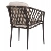 ΠΟΛΥΘΡΟΝΑ ΑΛΟΥΜΙΝΙΟΥ BOLLY HM6080 ΚΑΦΕ-ΣΥΝΘ.RATTAN ΚΑΦΕ-ΜΠΕΖ ΜΑΞΙΛΑΡΙΑ 58,5x67x86Υεκ
