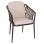 ΠΟΛΥΘΡΟΝΑ ΑΛΟΥΜΙΝΙΟΥ BOLLY HM6080 ΚΑΦΕ-ΣΥΝΘ.RATTAN ΚΑΦΕ-ΜΠΕΖ ΜΑΞΙΛΑΡΙΑ 58,5x67x86Υεκ