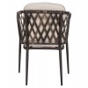 ΠΟΛΥΘΡΟΝΑ ΑΛΟΥΜΙΝΙΟΥ BOLLY HM6080 ΚΑΦΕ-ΣΥΝΘ.RATTAN ΚΑΦΕ-ΜΠΕΖ ΜΑΞΙΛΑΡΙΑ 58,5x67x86Υεκ