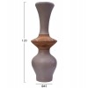ΔΙΑΚΟΣΜΗΤΙΚΟ ΒΑΖΟ ΔΑΠΕΔΟΥ NEBULA HM4660.05S FIBER CEMENT TAUPE--ΞΥΛΟ ΤΕΑΚ Φ45x120Υεκ