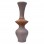 ΔΙΑΚΟΣΜΗΤΙΚΟ ΒΑΖΟ ΔΑΠΕΔΟΥ NEBULA HM4660.05S FIBER CEMENT TAUPE--ΞΥΛΟ ΤΕΑΚ Φ45x120Υεκ