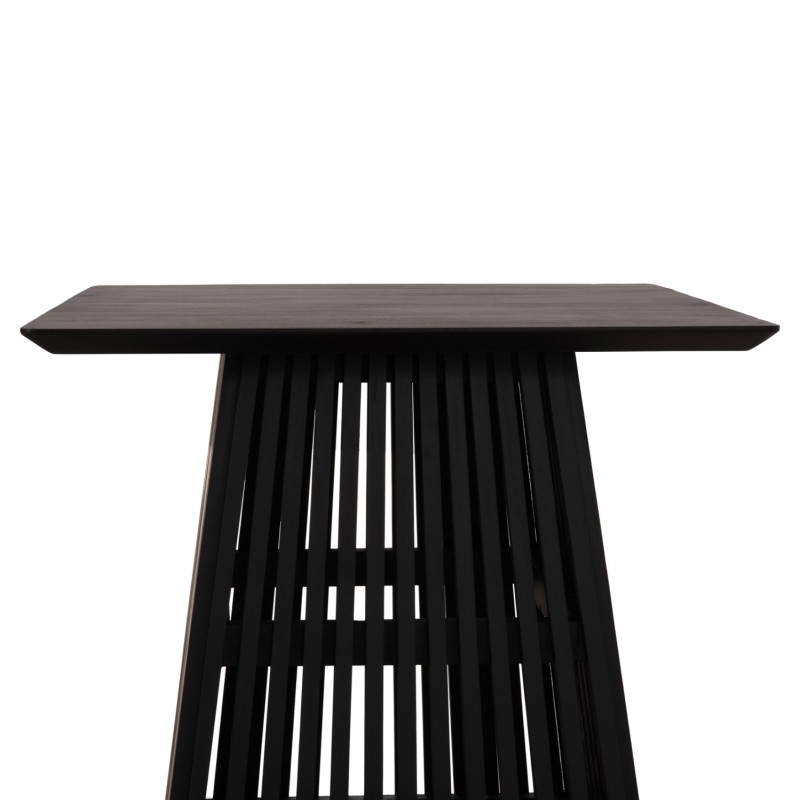 ΤΡΑΠΕΖΙ ΤΡΑΠΕΖΑΡΙΑΣ ΤΕΤΡΑΓΩΝΟ FRANTZ HM9458.02 MINDI ΞΥΛΟ ΜΑΥΡΟ 80x80x78Yεκ.